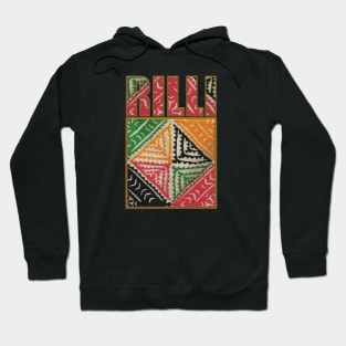 Rilli Quilt Pattern Hoodie